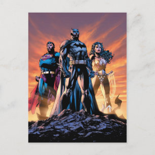 Superman, Batman, & Wonder Woman Trinity Postcard