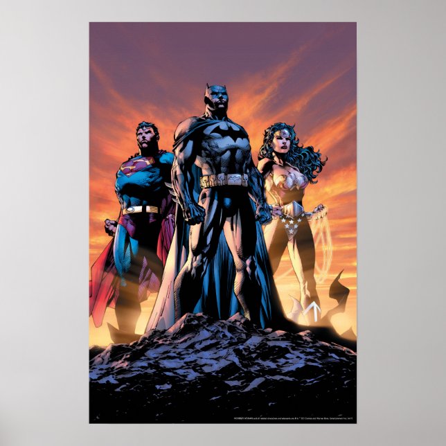 Superman, Batman, & Wonder Woman Trinity Poster (Front)
