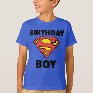 Superman Birthday Boy - Name & Age T-Shirt