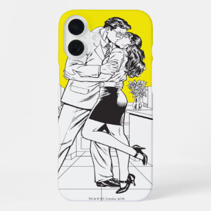 Superman Black and White 5 iPhone Case