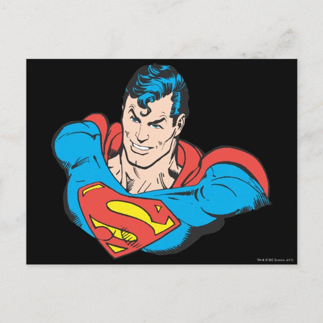 Superman Bust 2 Postcard (Front)