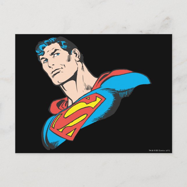 Superman Bust 3 Postcard (Front)