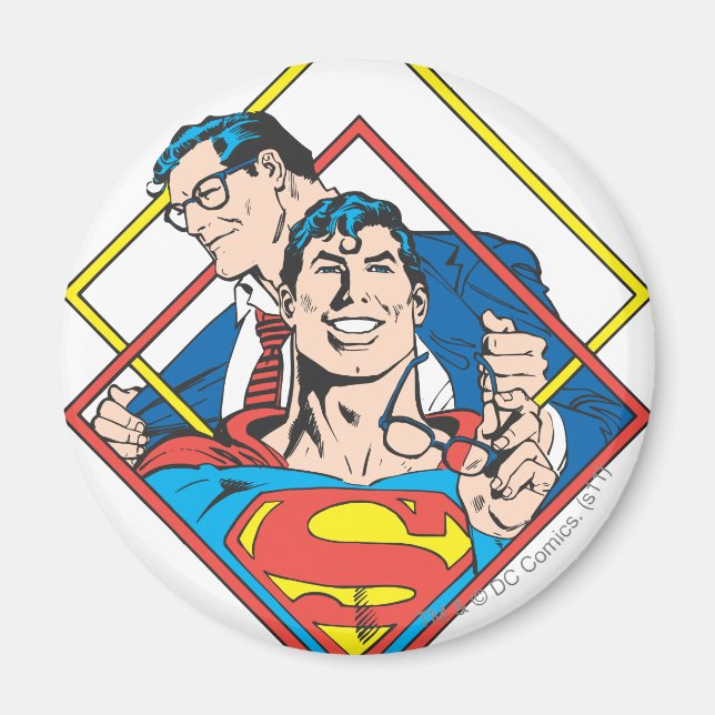 Superman/Clark Kent Magnet (Front)