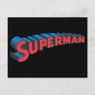 Superman Classic Logo Postcard