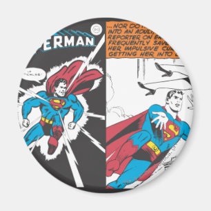 Superman Comic Panels Magnet