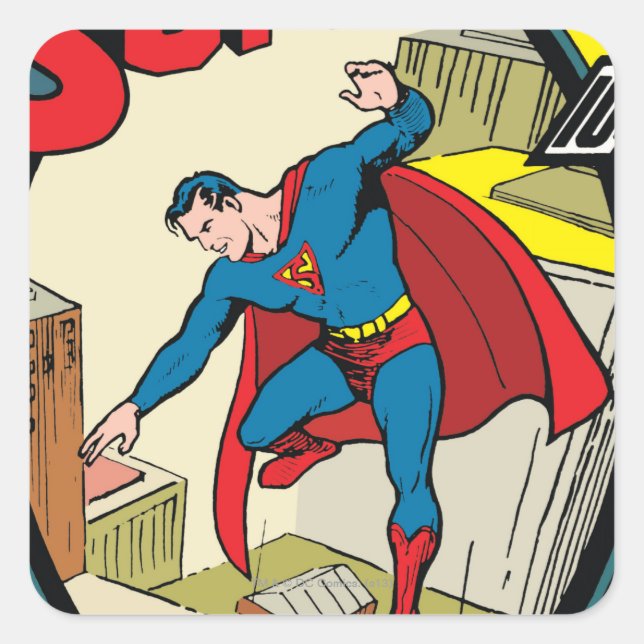 Superman (Complete Story) Square Sticker (Front)