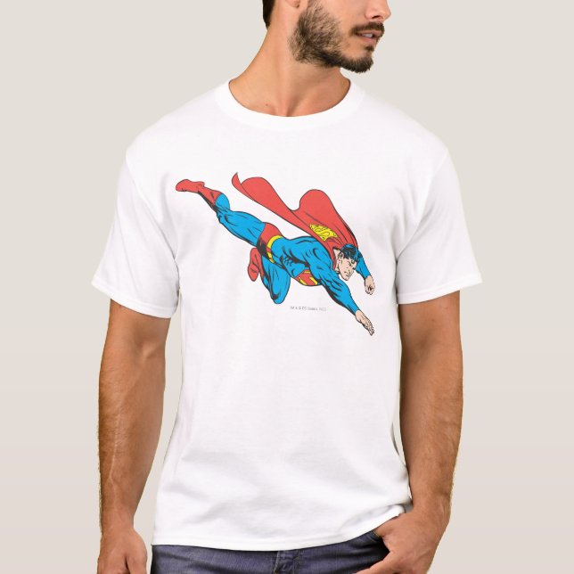 Superman Dives Right T-Shirt (Front)