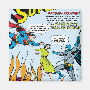 Superman (Double-Feature with Batman) Magnet