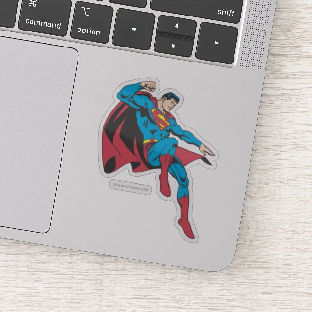 Superman Flying Backwards (Detail)