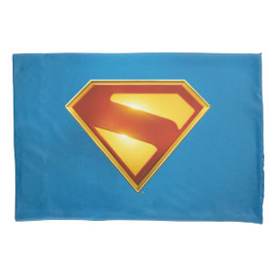 Superman Golden S Shield Brilliance Pillowcase