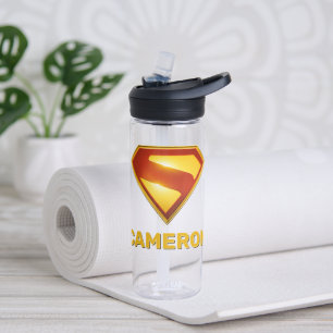 Superman Golden S Shield Brilliance Water Bottle