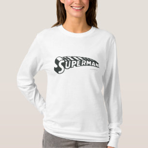 Superman Grunge Letters Logo T-Shirt
