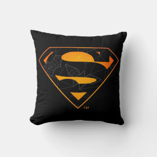 Superman   Halloween Inspired Logo Cushion