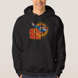 Superman Hero with Heart Hoodie
