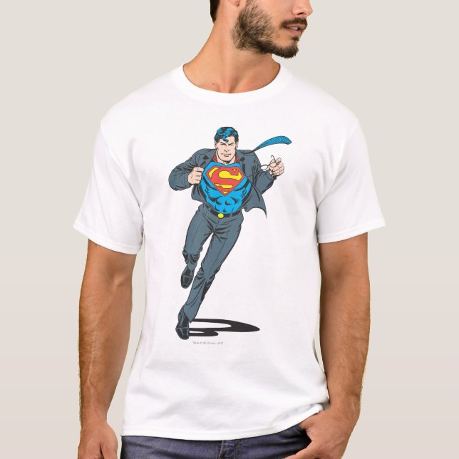 Superman in Business Garb T-Shirt (Front)