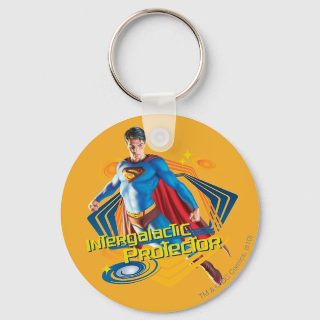 Superman Intergalactic Protector Key Ring (Front)