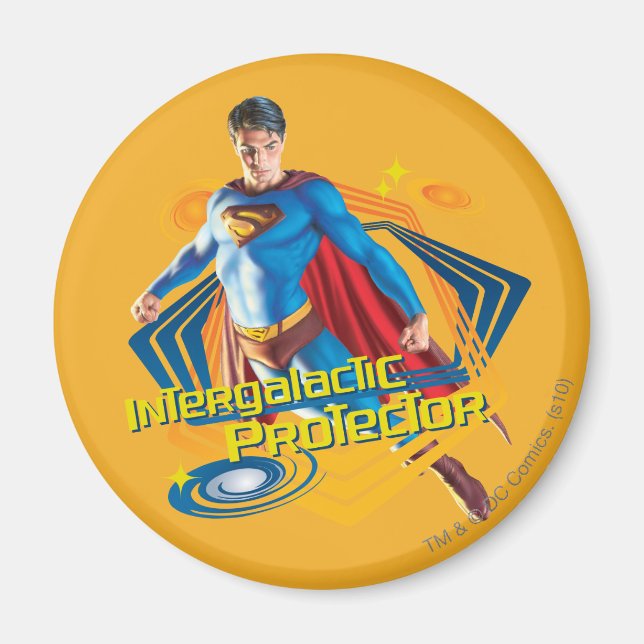 Superman Intergalactic Protector Magnet (Front)