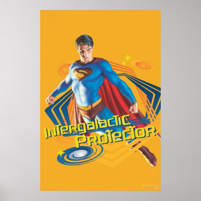 Superman Intergalactic Protector Poster (Front)