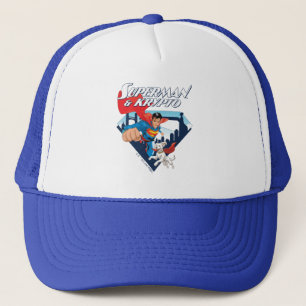 Superman & Krypto Soar Trucker Hat