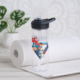 Superman & Krypto Soar Water Bottle