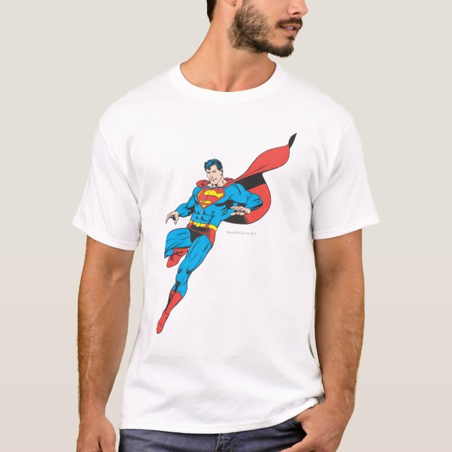 Superman Lands Lightly 2 T-Shirt (Front)