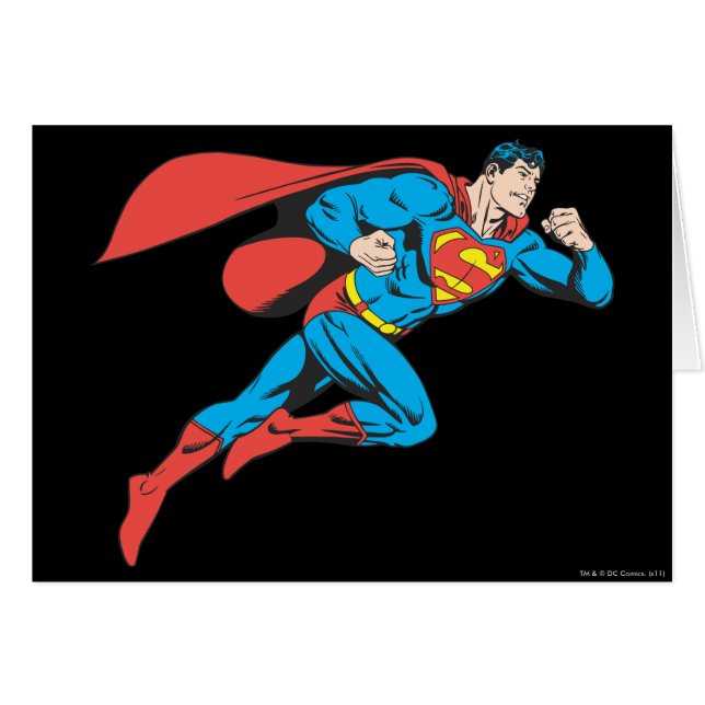 Superman Leaps Right (Front Horizontal)