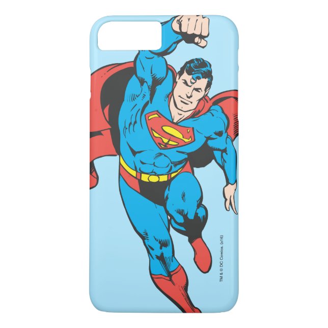Superman Left Fist Raised Case-Mate iPhone Case (Back)
