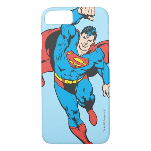 Superman Left Fist Raised Case-Mate iPhone Case (Back)