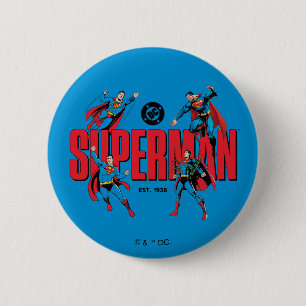 Superman Legends Forever Graphic 6 Cm Round Badge