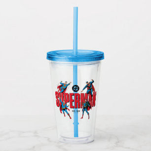 Superman Legends Forever Graphic Acrylic Tumbler
