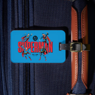 Superman Legends Forever Graphic Luggage Tag