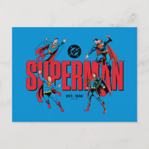 Superman Legends Forever Graphic Postcard