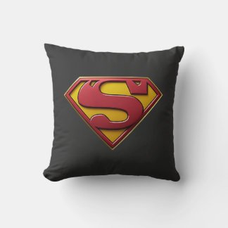 Superman logo cushion