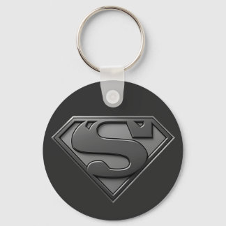 Superman logo key ring