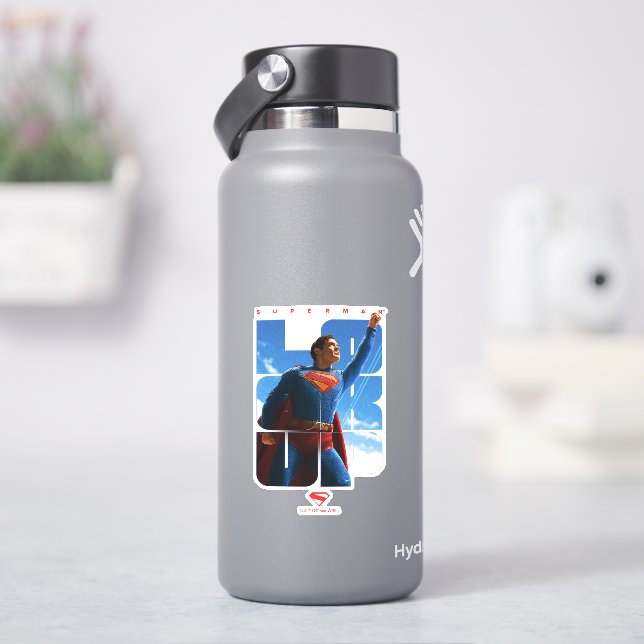 Superman Look Up Pose (HydroFlask)