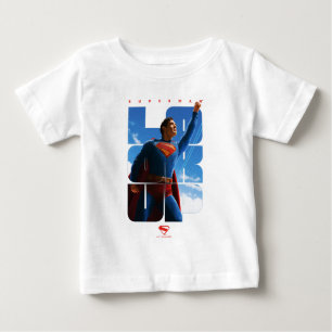 Superman Look Up Pose Baby T-Shirt