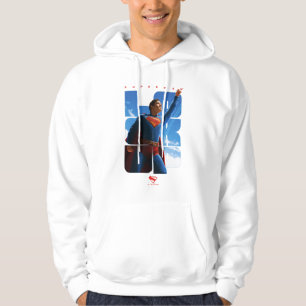 Superman Look Up Pose Hoodie