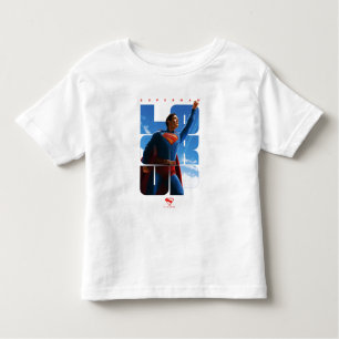 Superman Look Up Pose Toddler T-Shirt