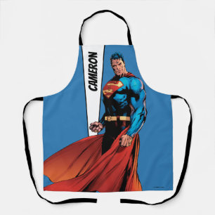 Superman Looks Front Apron