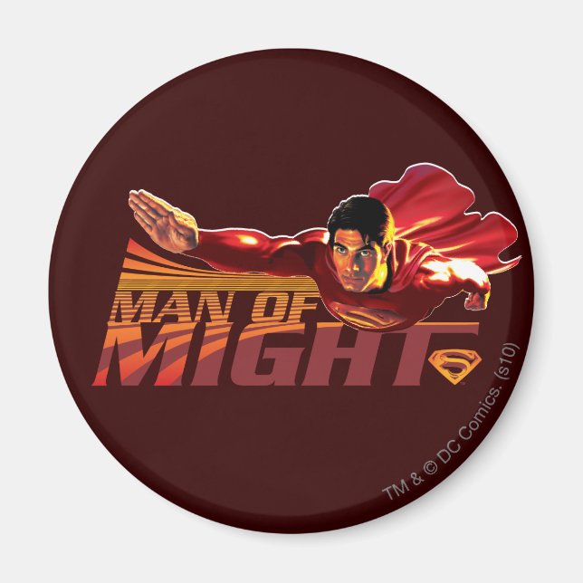 Superman Man of Might Magnet (Front)