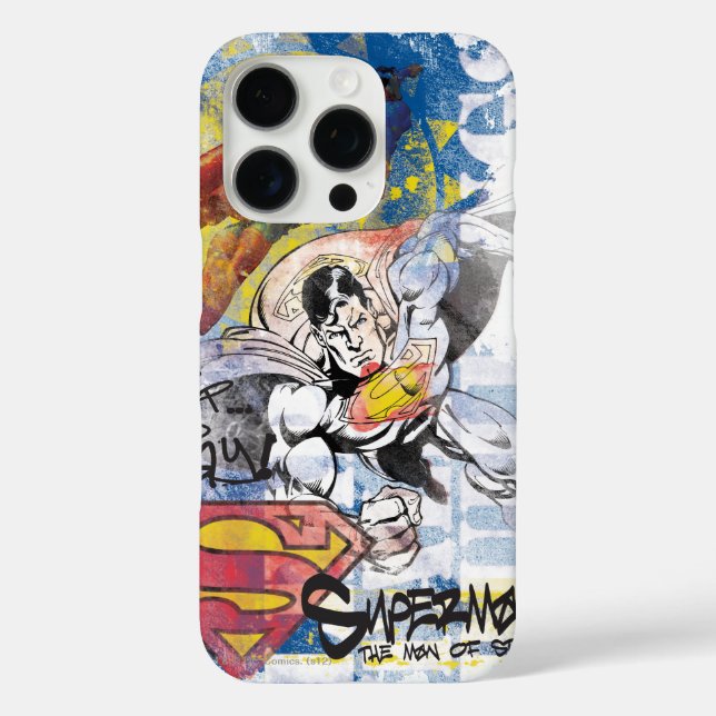 Superman Man of Steel Case-Mate iPhone Case (Back)