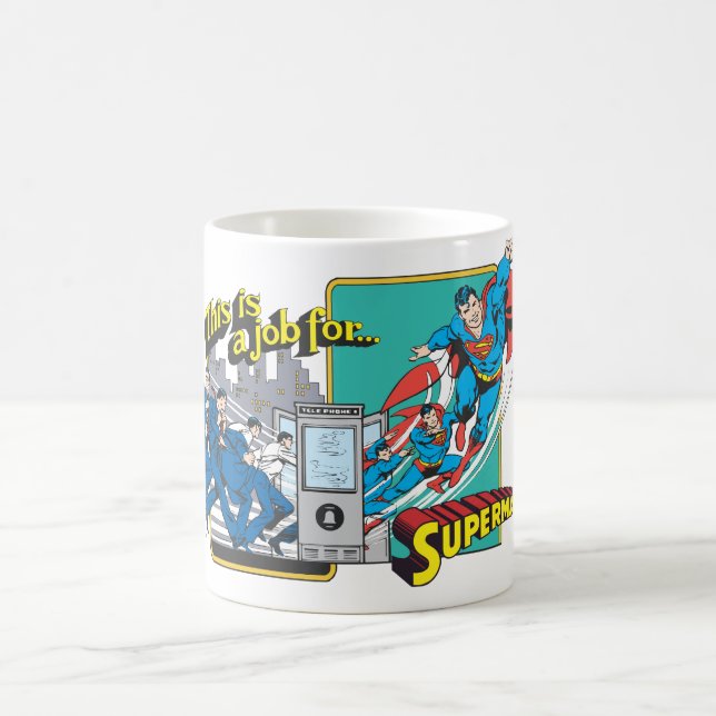 Superman Phonebooth Coffee Mug (Center)