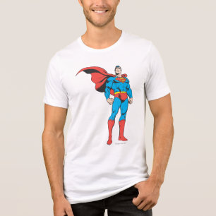 Superman Posing 3 Tri-Blend Shirt