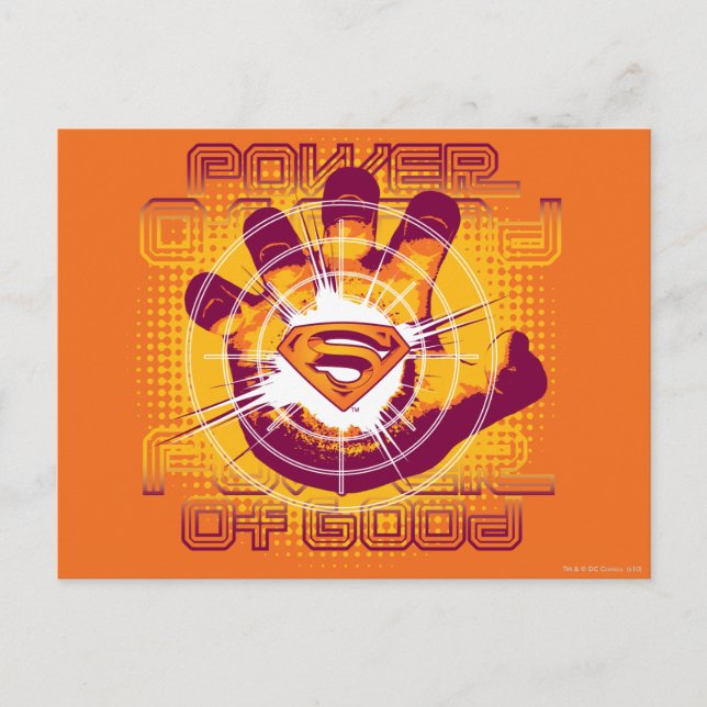 Superman Power of Good Postcard (Front)