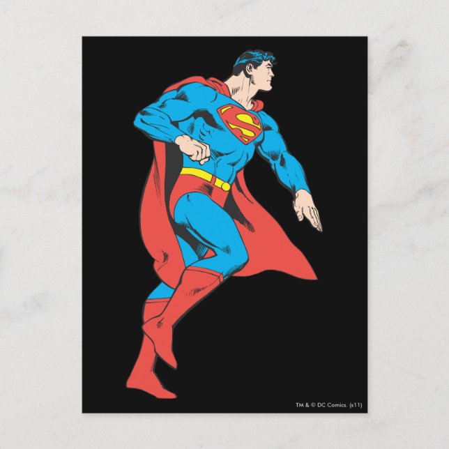 Superman Profile Postcard (Front)
