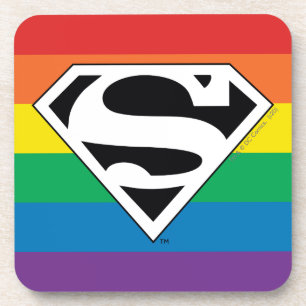 Superman Rainbow Logo Coaster
