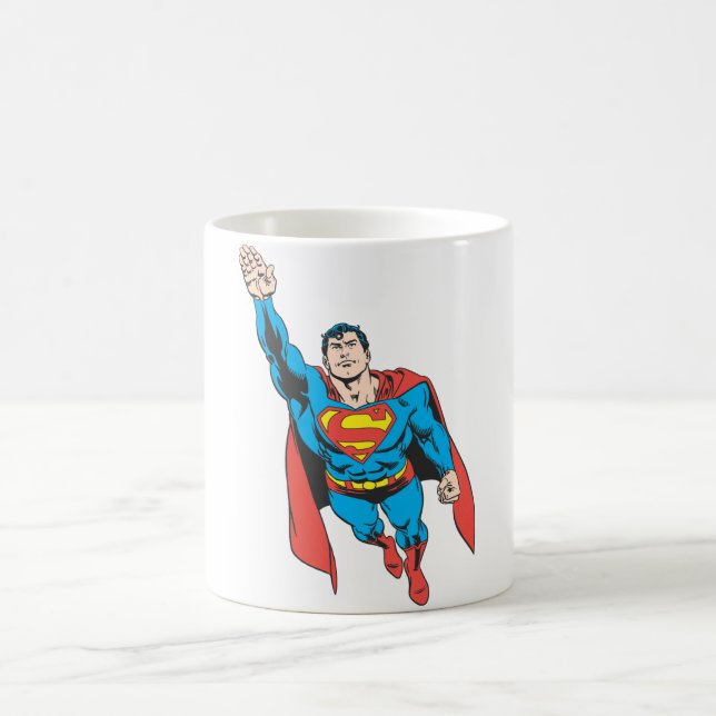 Superman Right Arm Raised Coffee Mug (Center)