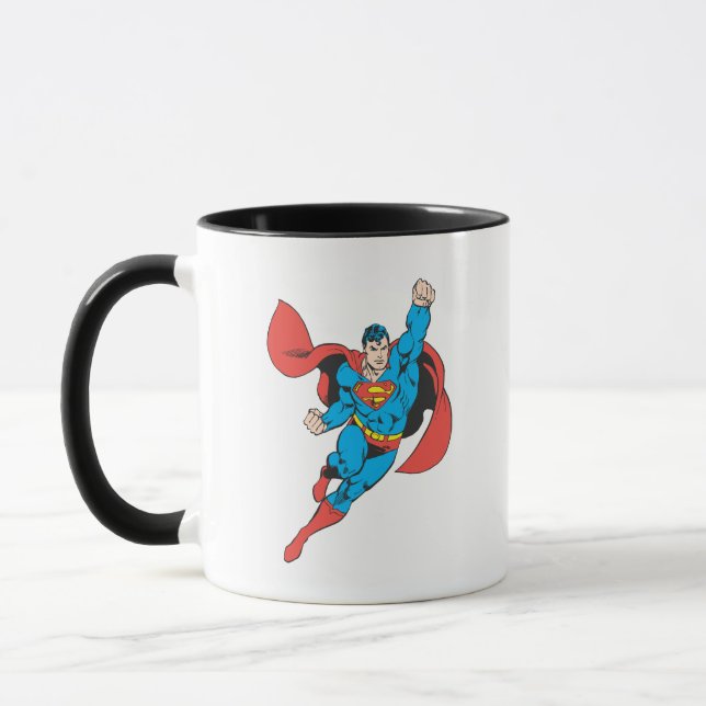 Superman Right Fist Raised Mug (Left)