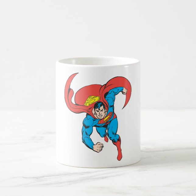 Superman Runs Forward Coffee Mug (Center)