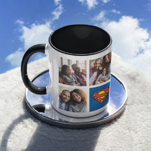 Superman S-Shield   Best Dad Photo Collage Mug